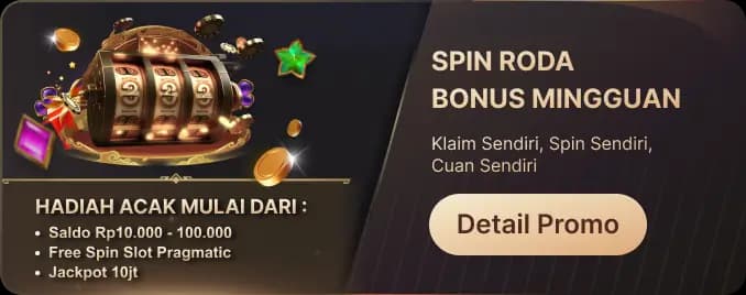 LUCKYSPIN!! RODA BONUS MINGGUAN